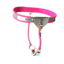Load image into Gallery viewer, Sexy Chastity Belt – product design details, gallery view 3 from the CAGINK product page