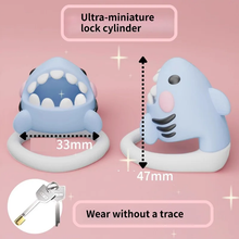 Cargar imagen en el visor de la galería, Shark Men's Chastity Cage -4
