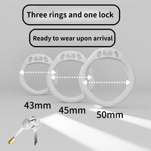 Cargar imagen en el visor de la galería, Shark Men's Chastity Cage -3