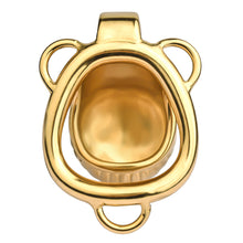 Carica l'immagine nel visualizzatore di Gallery, Shell Design Golden Chastity Cage - 3