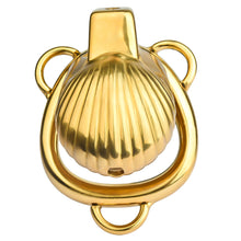 Carica l'immagine nel visualizzatore di Gallery, Shell Design Golden Chastity Cage -1