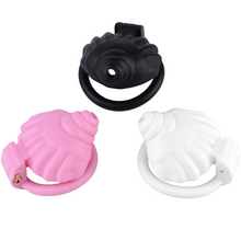 Carica l'immagine nel visualizzatore di Gallery, Shell Shaped Sissy Chastity Cage