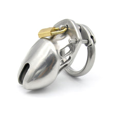 Carica l'immagine nel visualizzatore di Gallery, Short Chastity Cage – product design details, gallery view 1 from the CAGINK product page
