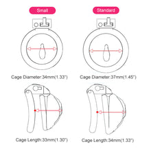 Carica l'immagine nel visualizzatore di Gallery, Sissy Labia Chastity Cage