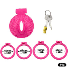 Load image into Gallery viewer, Sissy Pussy Chastity Cage – product design details, gallery view 2 from the CAGINK product page