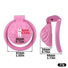Load image into Gallery viewer, Sissy Pussy Chastity Cage – product design details, gallery view 5 from the CAGINK product page