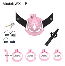 Load image into Gallery viewer, Sissy BDSM With Wearable Chastity Cage – product design details, gallery view 10