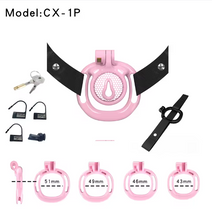 Load image into Gallery viewer, Sissy BDSM With Wearable Chastity Cage – product design details, gallery view 12