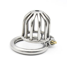 Carica l'immagine nel visualizzatore di Gallery, Small Metal Chastity Cage – material and construction details, gallery view 1
