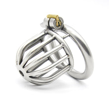 Carica l'immagine nel visualizzatore di Gallery, Small Metal Chastity Cage – material and construction details, gallery view 3