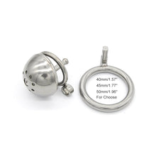 Load image into Gallery viewer, Small Penis Cage – product design details, gallery view 3 from the CAGINK product page