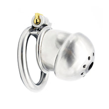 Carica l'immagine nel visualizzatore di Gallery, Small Penis Chastity Cage – product design details, gallery view 2 from the CAGINK product page
