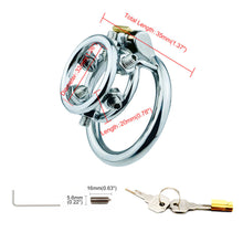 Load image into Gallery viewer, Spiked Chastity Ring – ring and adjustment details, gallery view 4 from the CAGINK product page