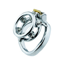 Load image into Gallery viewer, Spiked Chastity Ring – ring and adjustment details, gallery view 5 from the CAGINK product page