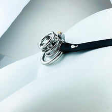 Load image into Gallery viewer, Spiked Chastity Ring – ring and adjustment details, gallery view 8 from the CAGINK product page