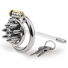 Load image into Gallery viewer, Spiked Extreme Male Chastity Punishment – product design details, gallery view 9