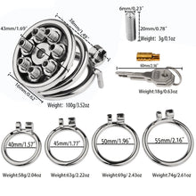 Load image into Gallery viewer, Spiked Extreme Male Chastity Punishment – product design details, gallery view 4