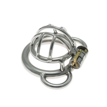 Load image into Gallery viewer, Split Small Steel Chastity Cage 7