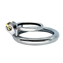 Carica l'immagine nel visualizzatore di Gallery, Stainless Steel Chastity Cock Ring – ring and adjustment details, gallery view 10