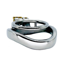 Carica l'immagine nel visualizzatore di Gallery, Stainless Steel Chastity Cock Ring – ring and adjustment details, gallery view 4