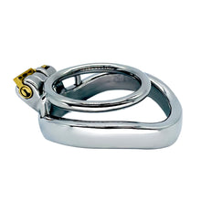 Carica l'immagine nel visualizzatore di Gallery, Stainless Steel Chastity Cock Ring – ring and adjustment details, gallery view 5