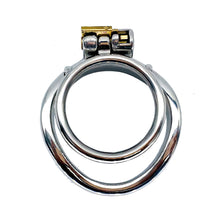 Carica l'immagine nel visualizzatore di Gallery, Stainless Steel Chastity Cock Ring – ring and adjustment details, gallery view 6