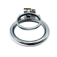 Carica l'immagine nel visualizzatore di Gallery, Stainless Steel Chastity Cock Ring – ring and adjustment details, gallery view 8