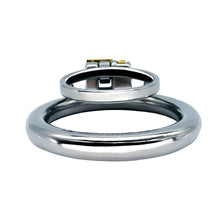 Carica l'immagine nel visualizzatore di Gallery, Stainless Steel Chastity Cock Ring – ring and adjustment details, gallery view 9