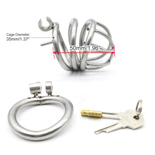 Carica l'immagine nel visualizzatore di Gallery, Stainless Steel Cock Cage – material and construction details, gallery view 4