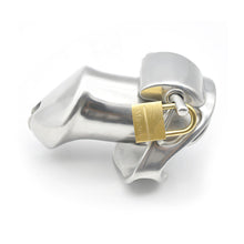 Load image into Gallery viewer, Stainless Steel Chastity Cage β material and construction details, gallery view 2