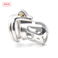 Load image into Gallery viewer, Stainless Steel Male Chastity Device β material and construction details, gallery view 4