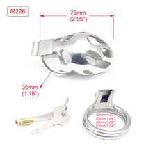 Load image into Gallery viewer, Stainless Steel Male Chastity Device β material and construction details, gallery view 5