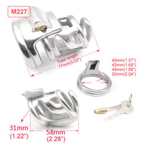 Load image into Gallery viewer, Stainless Steel Male Chastity Device β material and construction details, gallery view 6