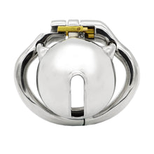 Load image into Gallery viewer, Stainless Steel Male Chastity Cage – material and construction details, gallery view 2