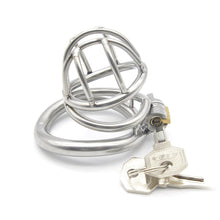 Load image into Gallery viewer, Stainless Steel Penis Cage β material and construction details, gallery view 2