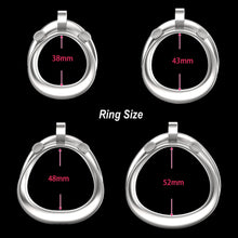 Load image into Gallery viewer, Python V7.0 Nano Stainless Steel Chastity Device