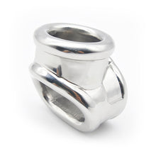 Load image into Gallery viewer, Stainless Steel Scrotum Ring β ring and adjustment details, gallery view 4