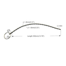 Carica l'immagine nel visualizzatore di Gallery, Stainless Steel Urethral Sound – material and construction details, gallery view 2