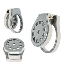 Carica l'immagine nel visualizzatore di Gallery, Stainless Thickened Gear Flat Chastity Cage