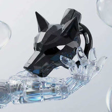 Load image into Gallery viewer, Starlight Black Wolf Chastity Cage