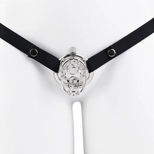 Carica l'immagine nel visualizzatore di Gallery, Steel Chastity Device with PA with belt