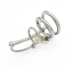 Load image into Gallery viewer, Steel Chastity Tube – material and construction details, gallery view 1