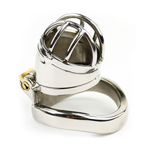 Carica l'immagine nel visualizzatore di Gallery, Steel Male Chastity Cage – material and construction details, gallery view 1