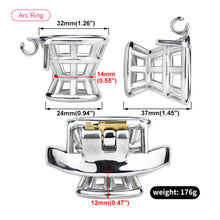 Carica l'immagine nel visualizzatore di Gallery, Stuck In Chastity Cage – product feature overview, gallery view 9 from the CAGINK product page