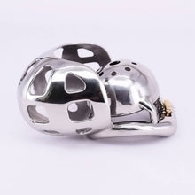 Load image into Gallery viewer, Super Small Chastity Cage with Scrotum Testicle Pouch – product design details, gallery view 4