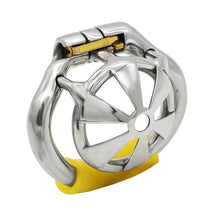 Load image into Gallery viewer, Super Small Stainless Steel Male Chastity Cage – material and construction details, gallery view 1