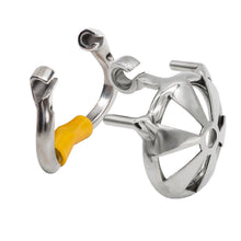 Load image into Gallery viewer, Super Small Stainless Steel Male Chastity Cage – material and construction details, gallery view 3
