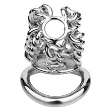 Carica l'immagine nel visualizzatore di Gallery, Thick Chainmail Steel Chastity Lock - 11