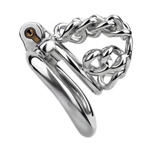Carica l'immagine nel visualizzatore di Gallery, Thick Chainmail Steel Chastity Lock - 1