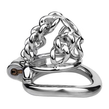 Carica l'immagine nel visualizzatore di Gallery, Thick Chainmail Steel Chastity Lock - 7